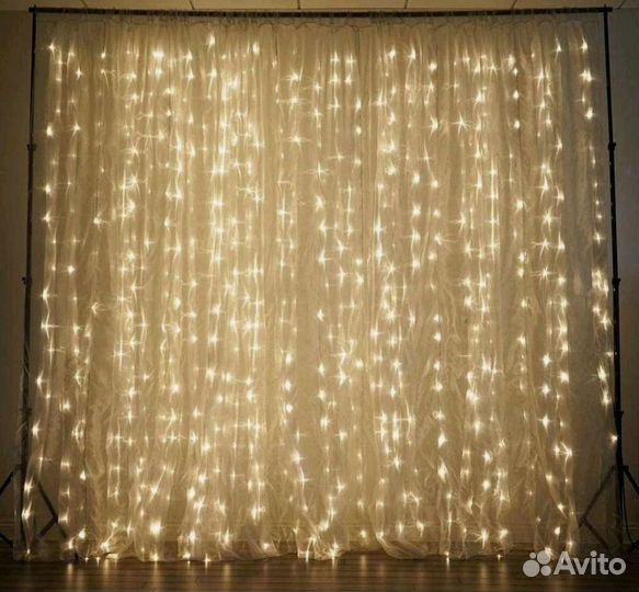Гирлянда штора