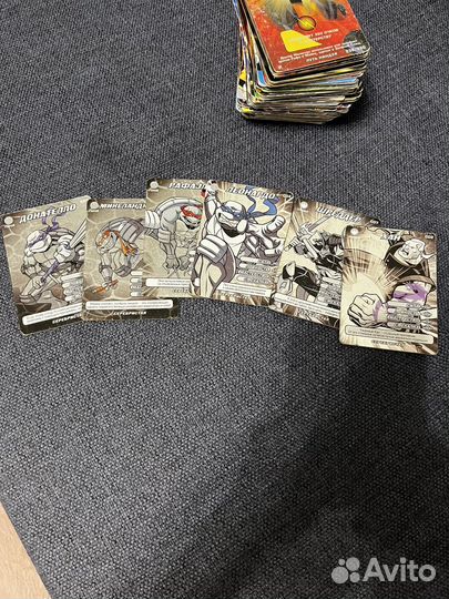 Коллекционные карточки черепашки ниндзя
