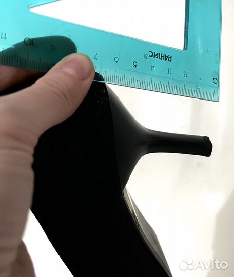 Туфли Gusto черные 40 размер замшевые