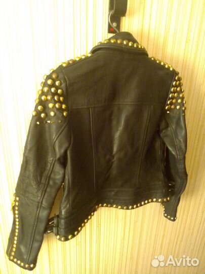 Куртка косуха Witchery. Австралия. Кожа/клёпки