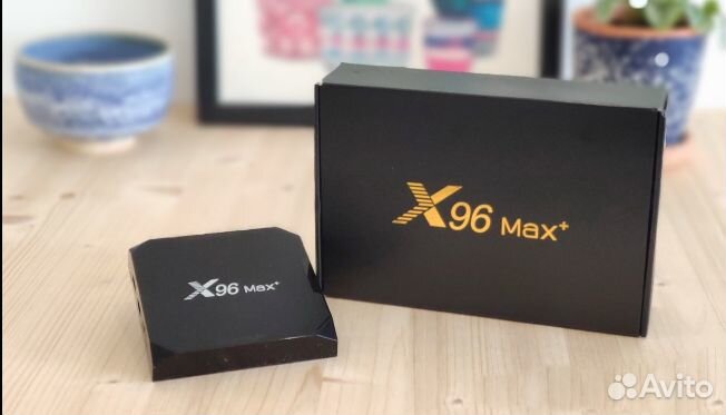 Смарт тв-приставка X96 max Plus, 4/32GB (новые)