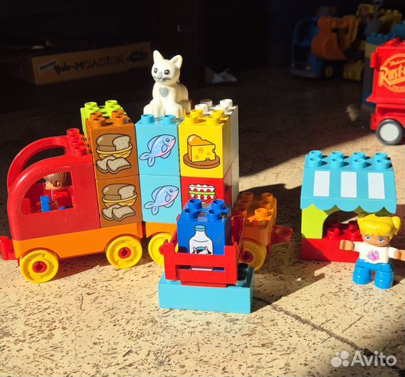 Lego duplo грузовик с продуктами