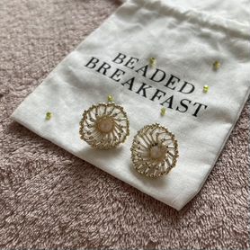 Серьги beaded breakfast