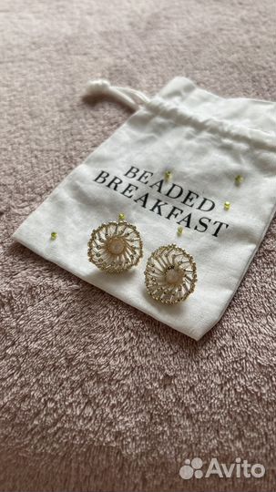 Серьги beaded breakfast