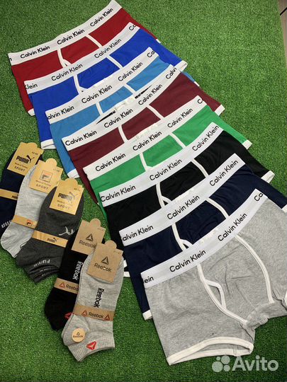 Трусы мужские боксеры calvin klein