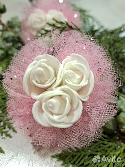 Резиночки для волос ручной работы