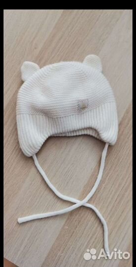 Шапка весна/ осень для новорожденных