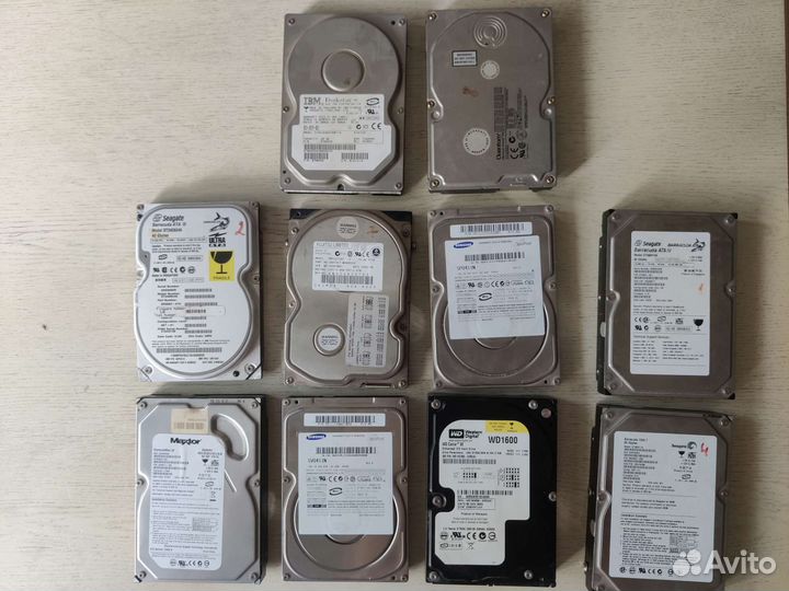 Жесткие диски 10 штук