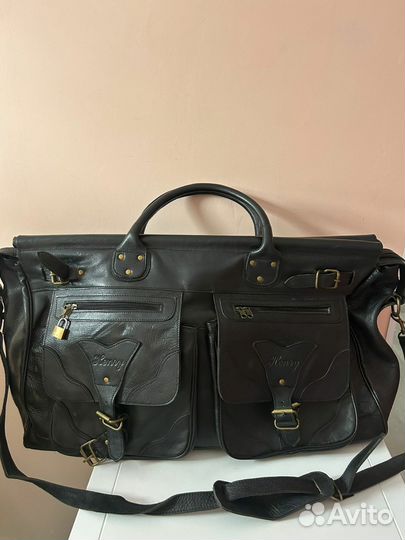 Сумка дорожная henry, натуральная кожа