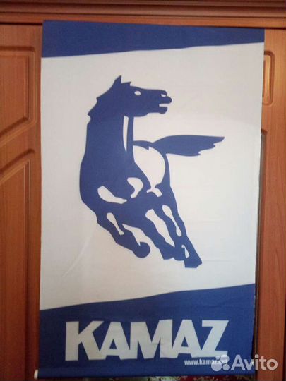 Постер с лого камаз