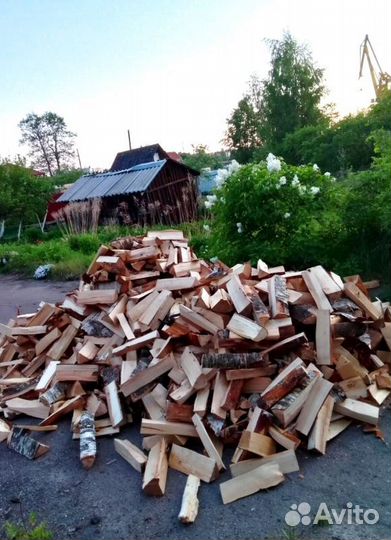 Дрова колотые сухие
