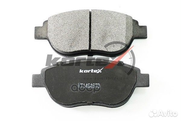 Колодки тормозные дисковые перед KT1464STD kortex