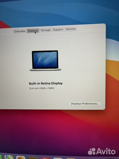Apple MacBook Pro A1398 16 Gb 500 SSD
