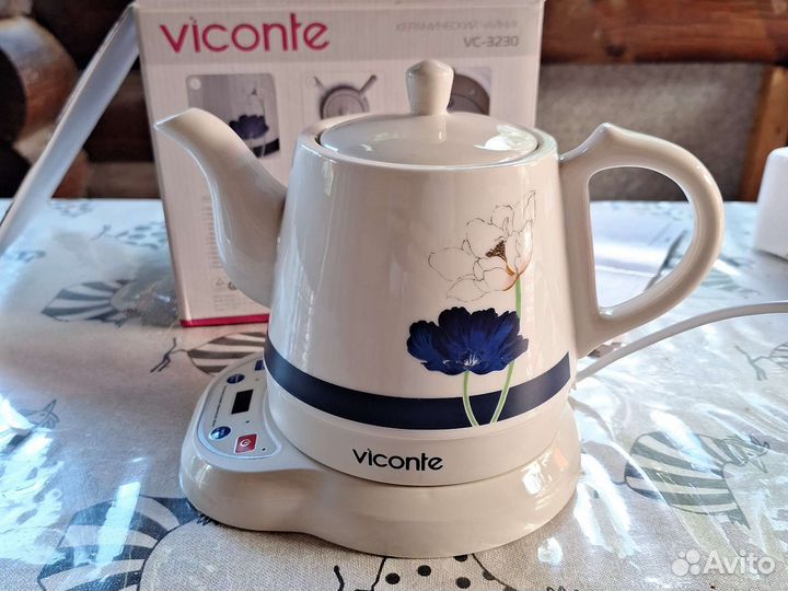 Электрический чайник керамический 1,2 л