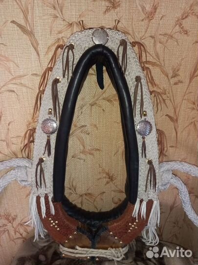 Хомут для лошади седелка узда недоуздок