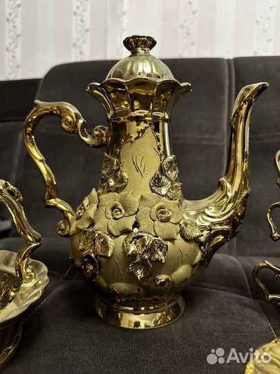 Чайный сервис Золотая Роза