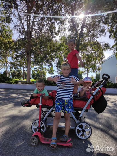 Коляска для двойни и погодок