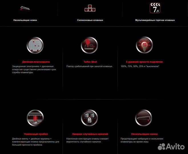 Игровая клавиатура A4tech Bloody Q100