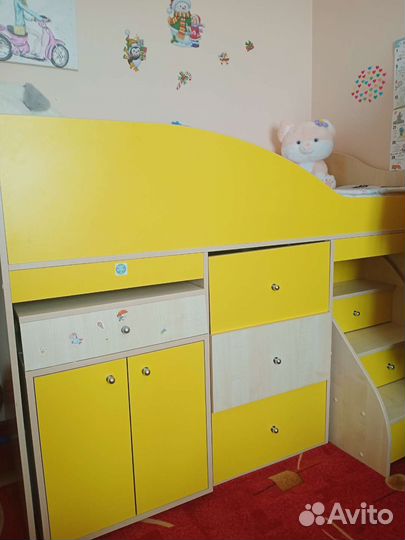 Детская кровать чердак