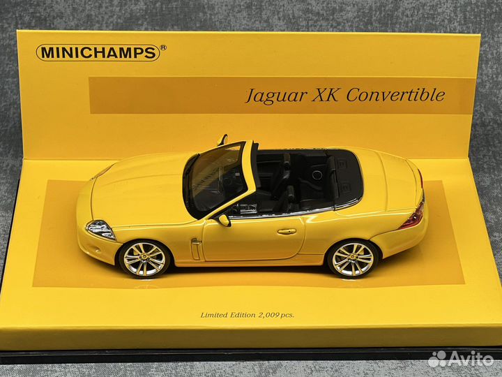 Модель jaguar xk convertible 1/43 minichamps