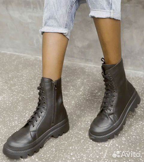 Ботинки натуральная кожа