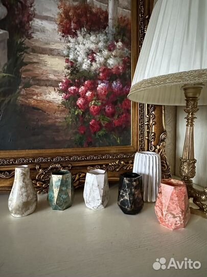 Ваза декоративная из гипса