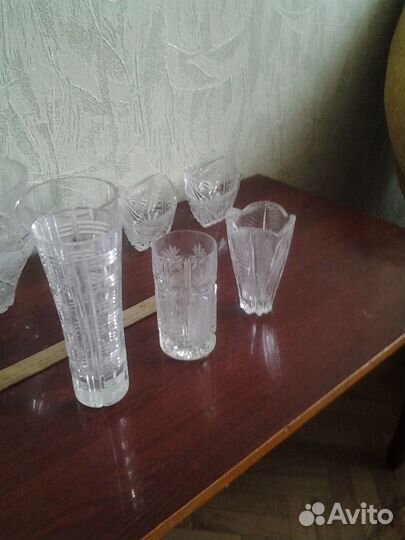 Вазы хрусталь