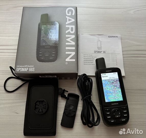 Garmin Gpsmap 66s в упаковке, состояние нового