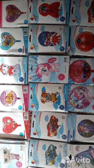 Шарики с героями из мультика