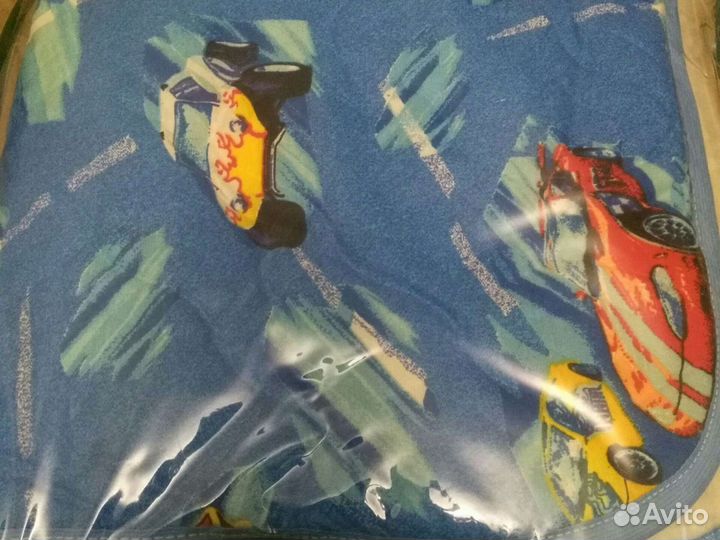 Детский плед (овечья шерсть) новый