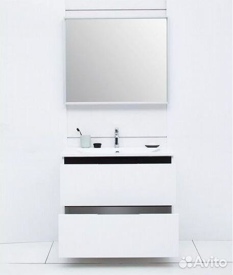 Зеркало 900x750 De Aqua al604090s Серебристое