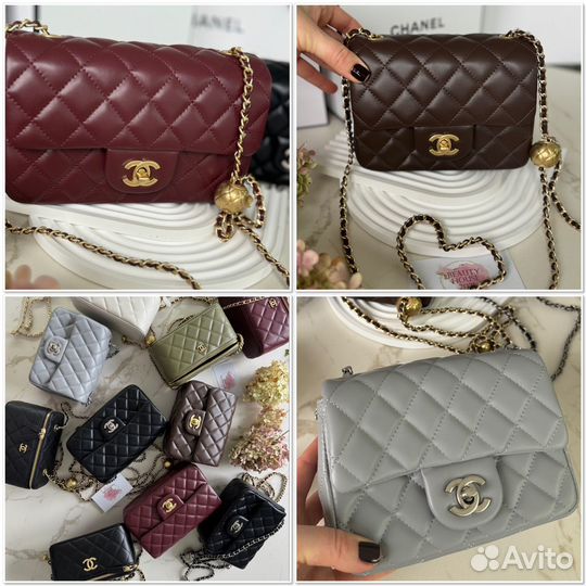 Сумка chanel VIP gift фурнитура серебро