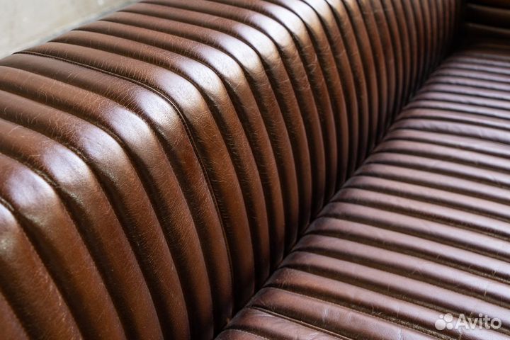 Кожаный диван. Лофт. Picky Leather Sofa