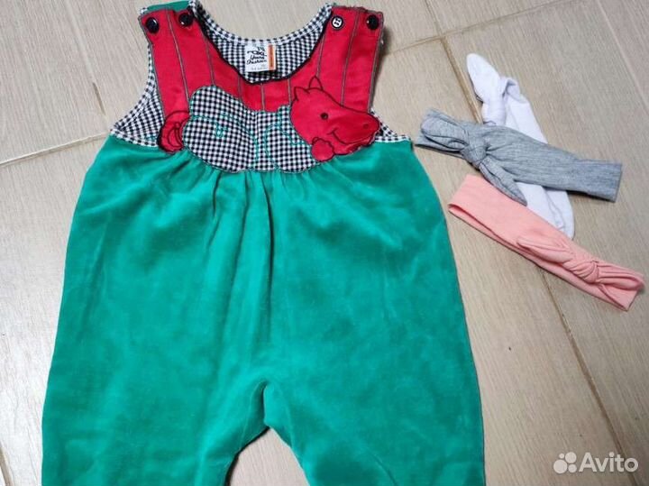 Одежда пакетом для девочек 2-4 мес