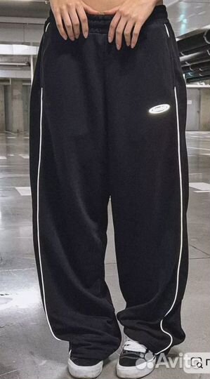 Штаны оверсайз спортивные Y2K карго винтажные