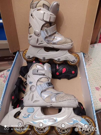 Роликовые коньки детские раздвижные