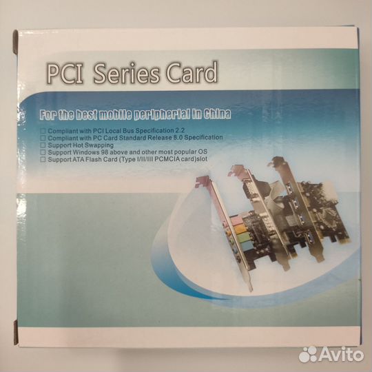Плата расширения, адаптер PCI- E -USB 3.0-4 порта