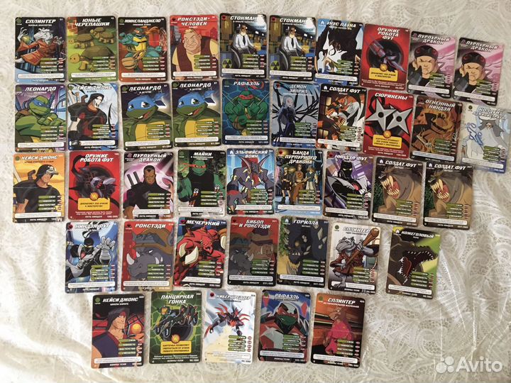 Карточки черепашки ниндзя,Scooby-Doo,Человек-паук