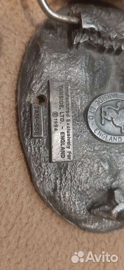 Мужской кожаный ремень Tanside Bull terrier