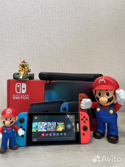 Nintendo Switch V2 Прошитый с чехлом RDR Zelda