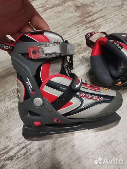 Коньки хоккейные детские размер 32 - 35