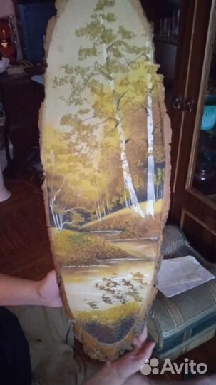 Картина из дерева ручная работа
