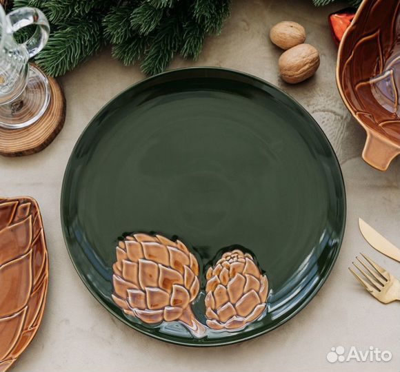 Тарелки новогодние