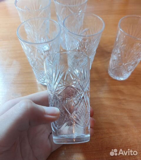 Стопки хрустальные