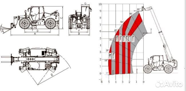 Телескопический погрузчик Heli 35H51-90, 2023