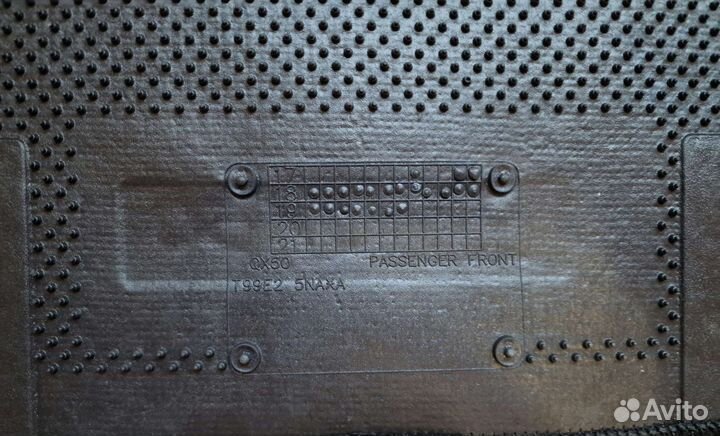 Текстильные коврики infiniti QX50