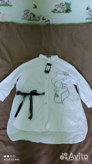 Платье-рубашка новое