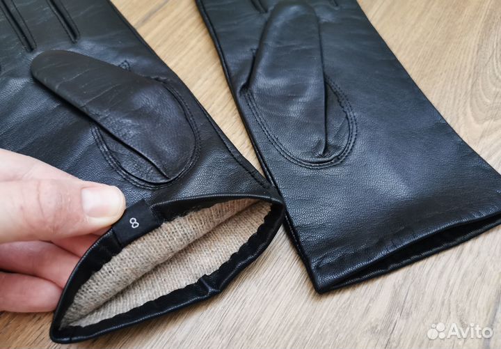 Перчатки кожаные