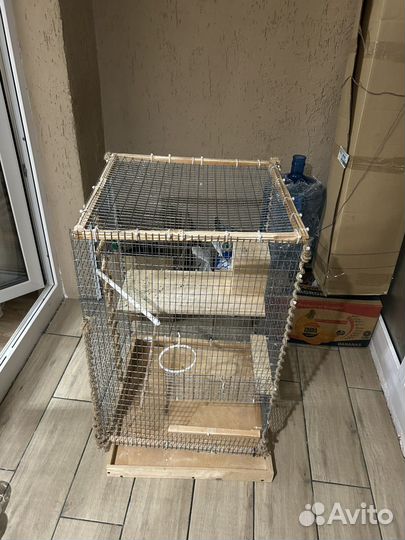 Клетка для попугая б/у