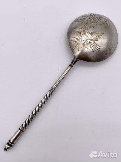 Ложка для варенья серебро 84 проба